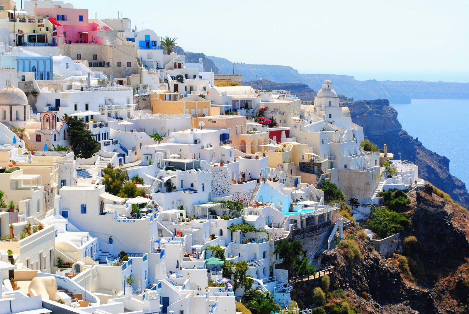 santorinni greece during daytime