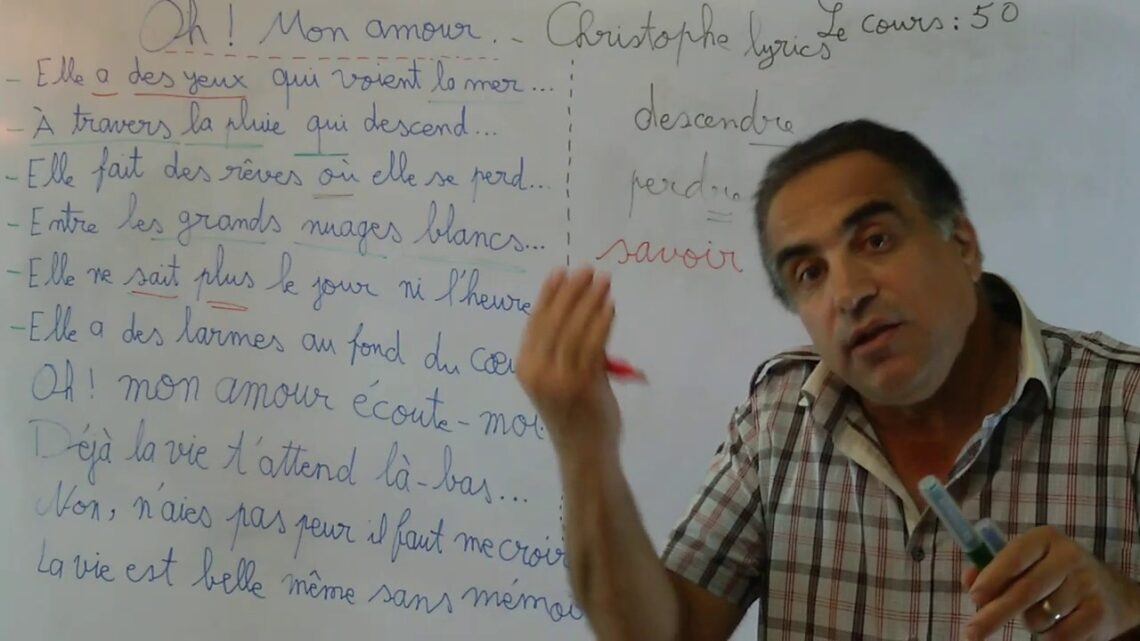 تعلم الفرنسي مع محمد علي الحصري. الدرس :  50