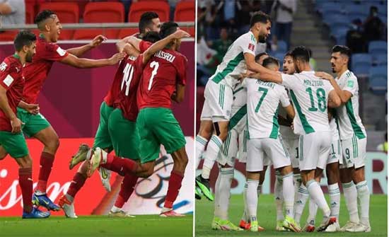 بث مباشر : مباراة الجزائر والمغرب ضمن ثمن نهائي كأس العرب