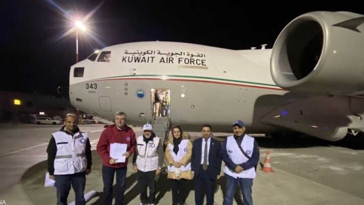 الكويت ترسل طائرة تحمل مساعدات إغاثية للاجئين الأوكرانيين