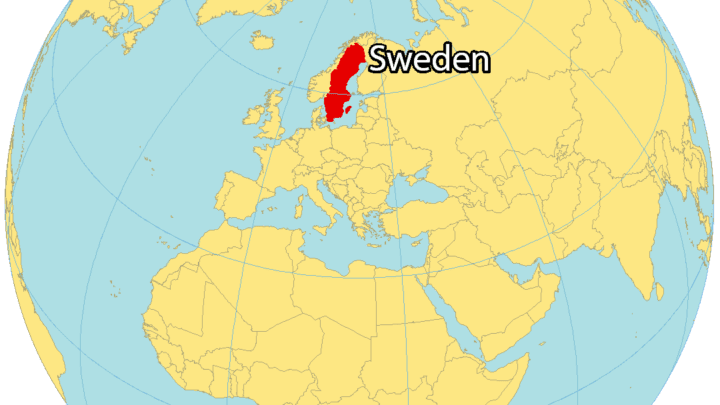 خريطة السويد وجغرافيتها ومعلومات عنها