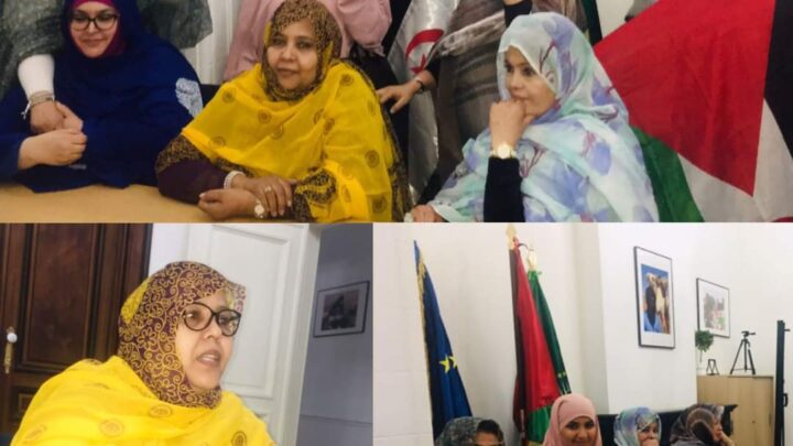 الأمينة العامة للإتحاد الوطني للمرأة الصحراوية تلتقي ممثلات الاتحاد في بلجيكا