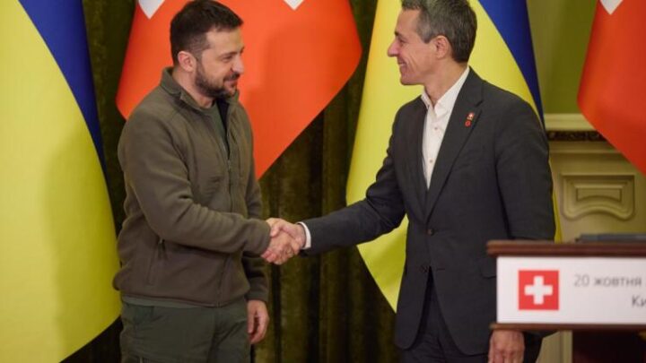 زيلينسكي يلتقي رئيس سويسرا في العاصمة الأوكرانية كييف